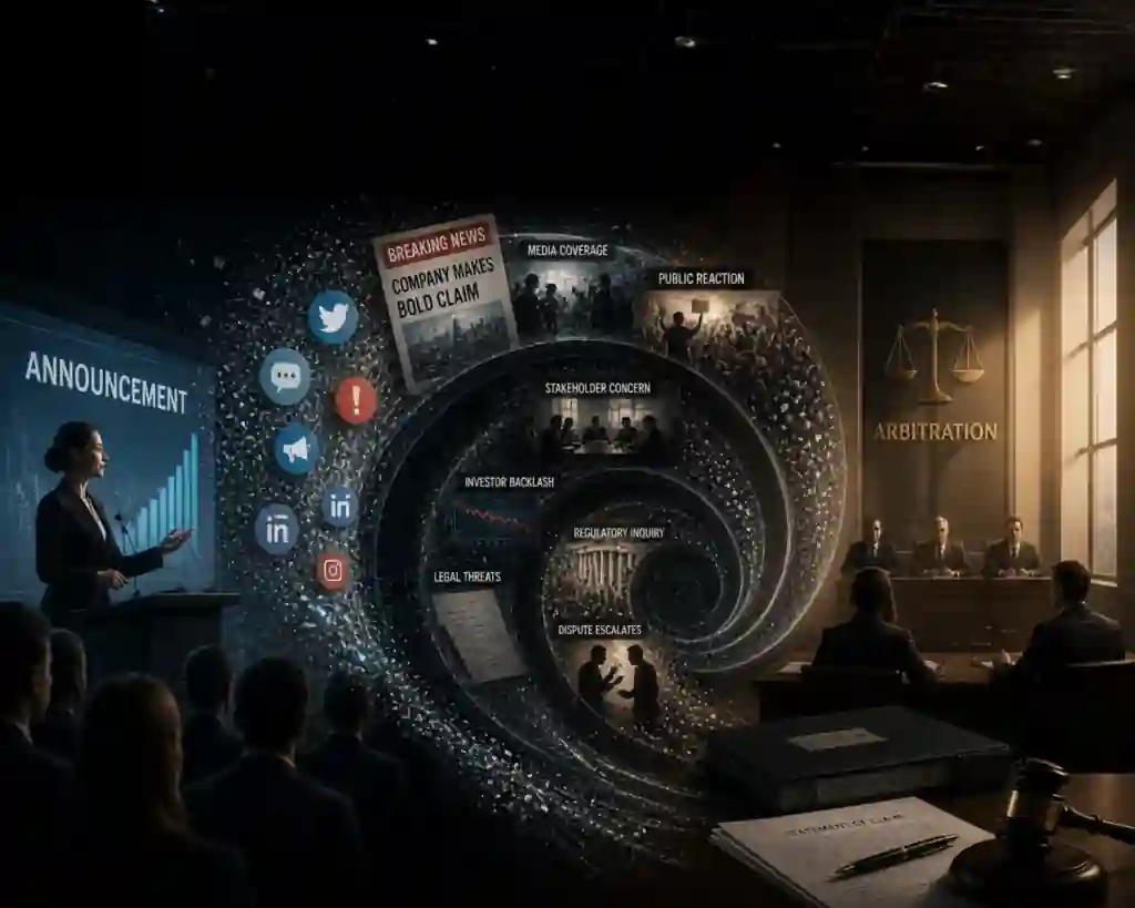The Announcement That Spiralled into Arbitration article image about news and corporate dispute intelligence