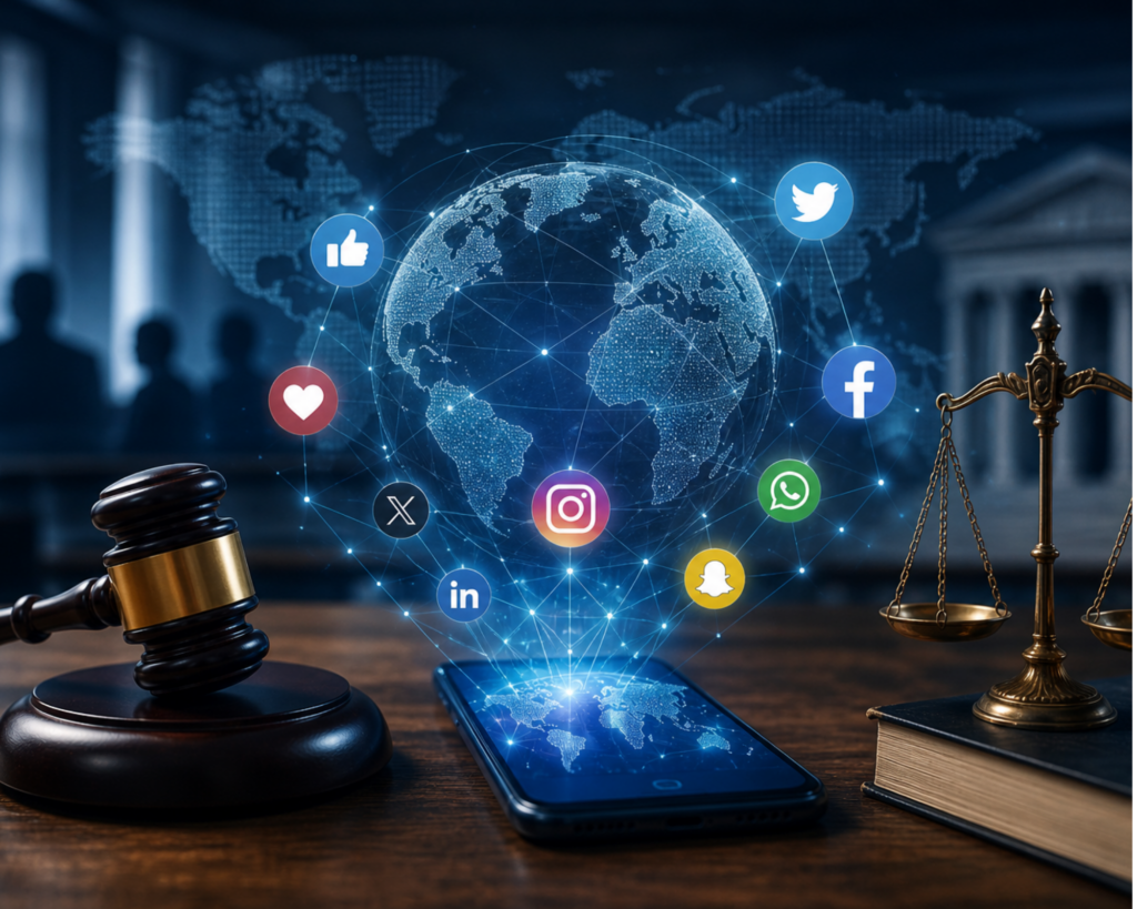 The Rising Authority of Social Media in Global Litigation article image about news and corporate dispute intelligence