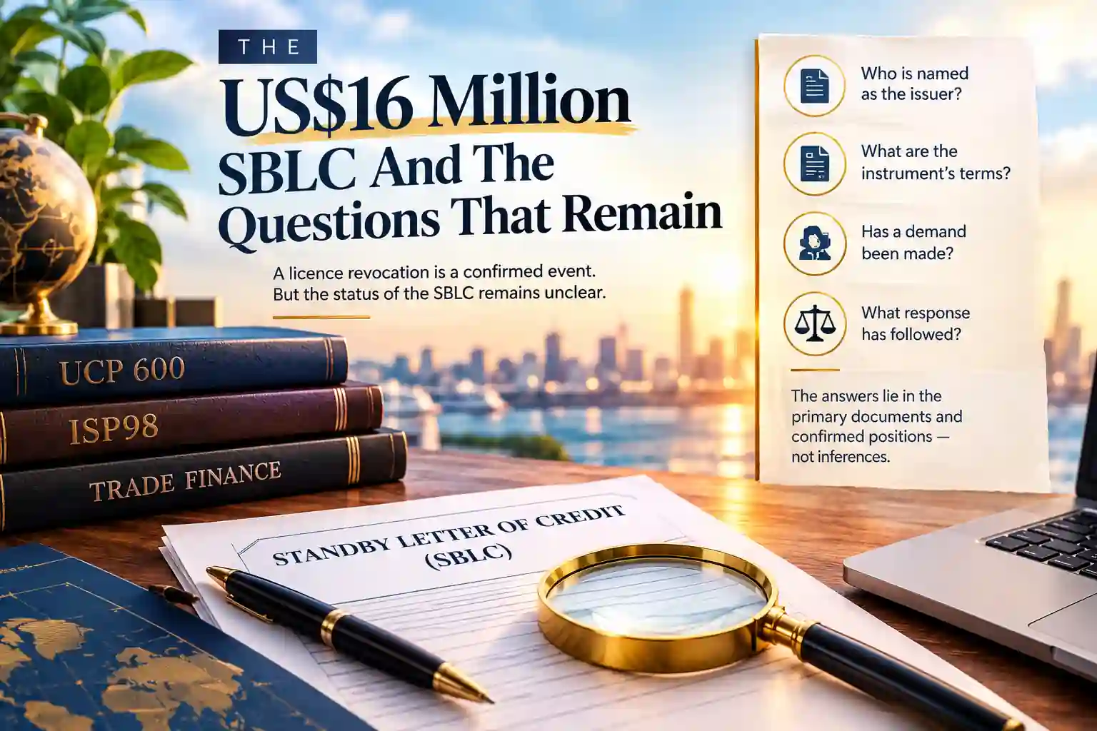 The US$16 Million SBLC And The Questions That Remain